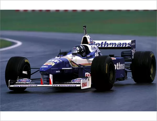 Formula One World Championship: Race winner Damon Hill Williams Renault FW18
