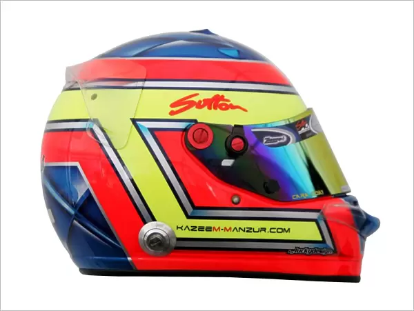 Formula BMW Europe: The Helmet of Kazeem Manzur Josef-Kaufmann-Racing