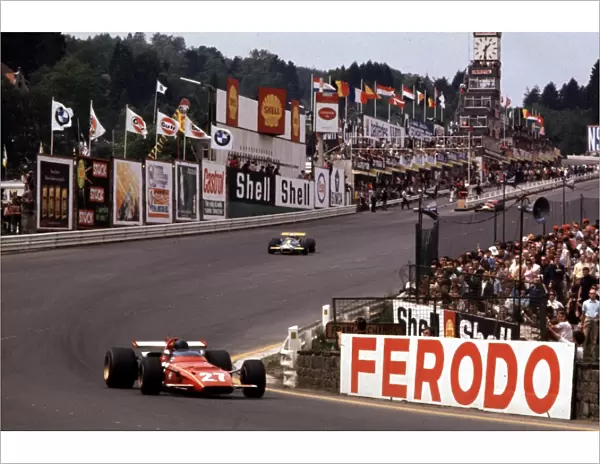 Jacky Ickx & Jack Brabham: Belgian Grand Prix, Spa Francorchamps, 5-7 Jun 70