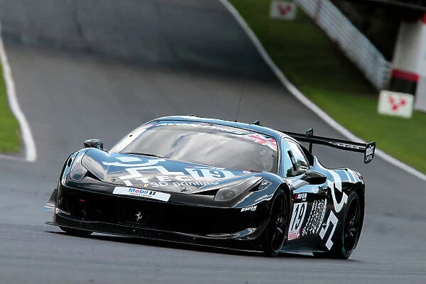 2013 British GT Championship, Brands Hatch, Kent. 10th - 11th August 2013. Jacques Duyver  /  Charlie Hollings FF Corse Ferrari 458 Challenge GT3. World Copyright: Ebrey  /  LAT Photographic
