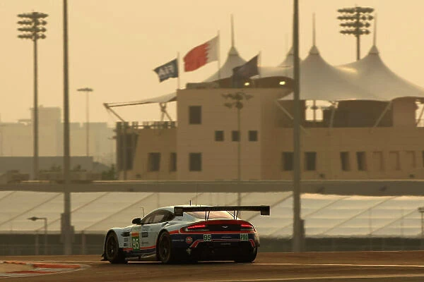2015 FIA World Endurance Championship, Bahrain International Circuit, Bahrain. 19th - 21st November 2015. Christoffer Nygaard  /  Marco Sorensen  /  Nicki Thiim Aston Martin Racing Aston Martin Vantage V8