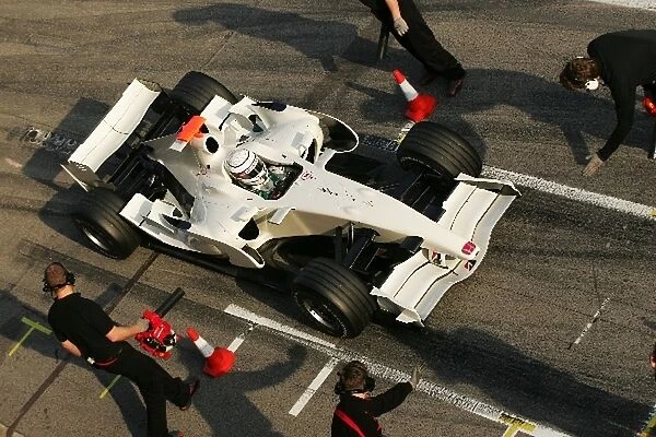 Formula One Testing: Andreas Zuber Honda RA107