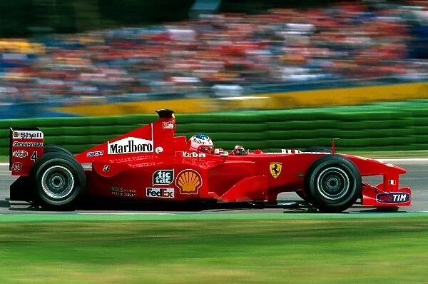 Formula One World Championship: Winner Rubens Barrichello Ferrari F1 2000, His first GP victory