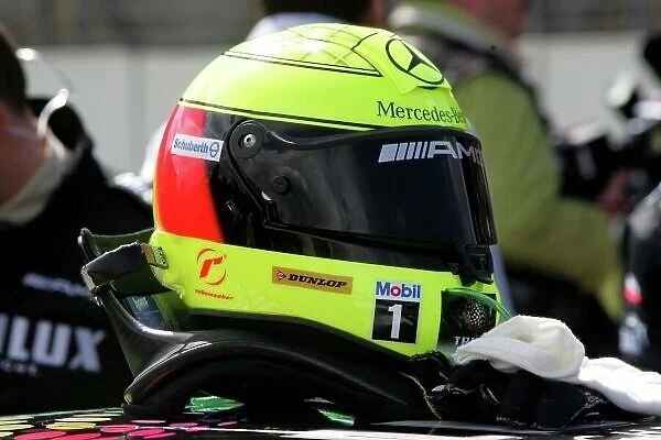 DTM. The helmet of Ralf Schumacher (GER) Trilux AMG Mercedes