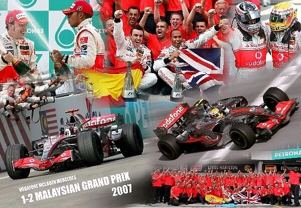 McLaren Malaysian Grand Prix Montage: A montage celebrating the 1-2 finish for McLaren Mercedes in the 2007 Malaysian Grand Prix