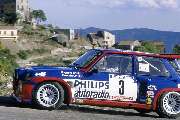 Tour de Corse, Corsica, France. 2-4 May 1985: Jean Ragnotti  /  Pierre Thimonier, 1st position