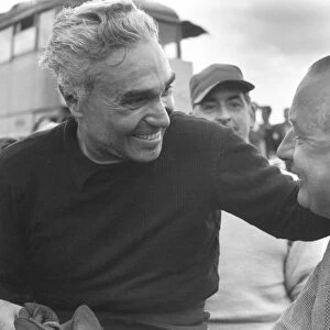 1952 World Championship: Piero Taruffi chats to Tony Vandervell portrait