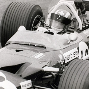 1969 Dutch Grand Prix - Jo Siffert: Jo Siffert, Lotus 49B-Ford, 2nd position, action