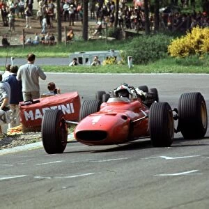 Belgian Grand Prix, Spa-Francorchamps, 18th June 1967: Chris Amon, Ferrari 312