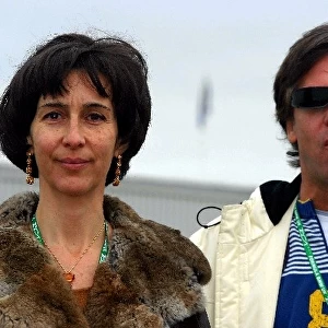 Formula BMW UK Championship: Viviane Senna with her husband