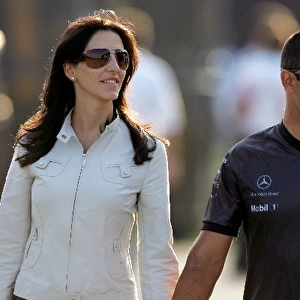 Formula One World Championship: Connie Montoya and Juan Pablo Montoya McLaren
