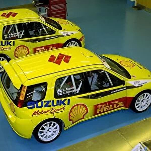 Suzuki Junior World Rally Team: The Suzuki Ignis Super 1600 JWRC in the Milton Keynes factory