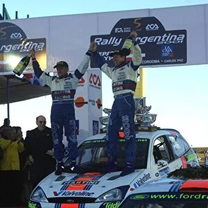 World Rally Championship: Rally winners: R-L: Colin McRae, Nicky Grist Ford Focus WRC