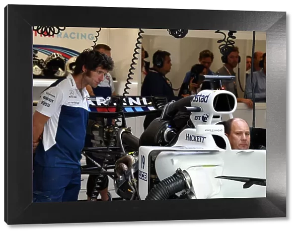 Belgian Grand Prix Practice: Guy Martin Williams at Formula One World Championship, Rd12, Belgian Grand Prix, Practice, Spa Francorchamps, Belgium