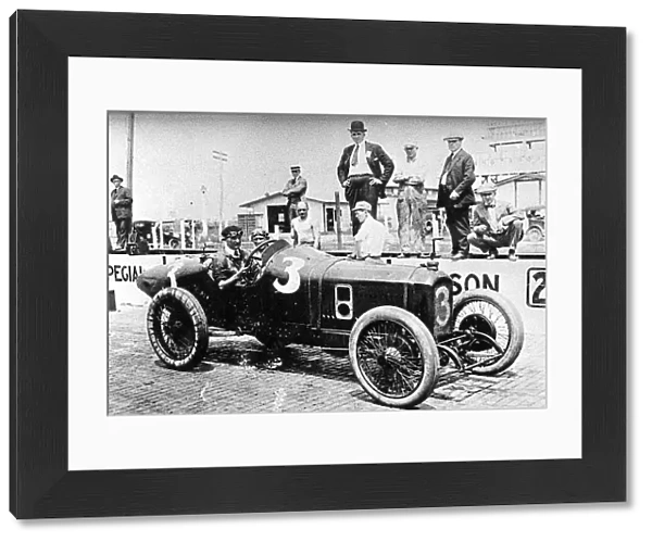 The Malcolm Jeal Collection: Wilcox, Peugeot, won the race