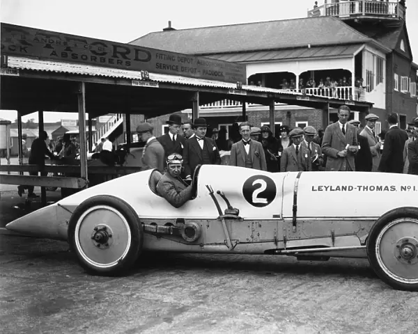 1924 BARC Whit Monday Meeting. Brooklands, Great Britain. June 1924. Parry Thomas