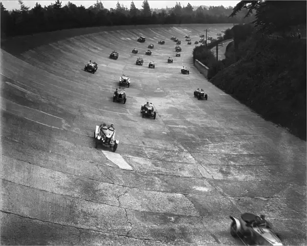 1929 M. C. C. High Speed Trials: Brooklands, England. 14th September 1929