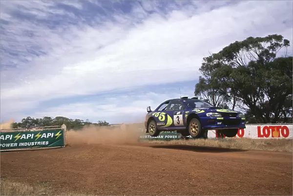 1998 World Rally Championship. Rally Australia Colin McRae  /  Nicky Grist (Subaru