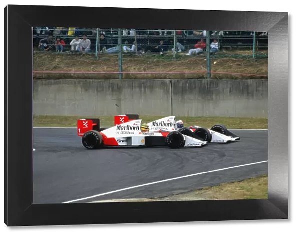 1989 Japanese Grand Prix. Suzuka, Japan. 20-22 October 1989. Ayrton Senna
