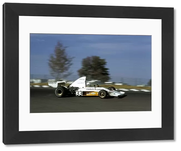 Formula One World Championship: Jochen Mass McLaren M23 finished seventh in the final GP of the season