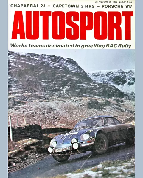 1970 Autosport Covers 1970