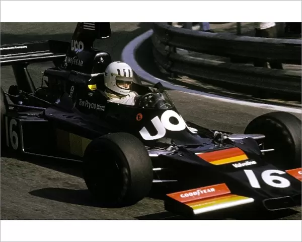 Formula One World Championship: Tom Pryce Shadow DN5 crashed out of the race on lap 24