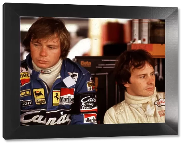 Gilles VIlleneuve and Didier Pironi Formula One World Championship World ©LA