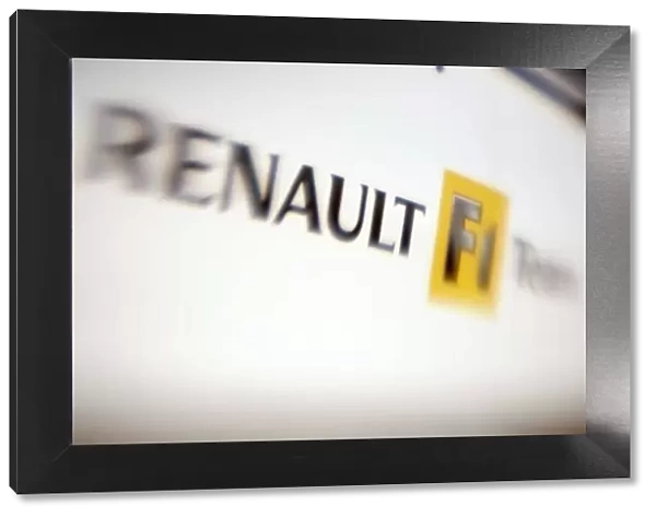F1 Testing. Jerez, Spain. 17th January 2007. Team Logos Renault F1 World