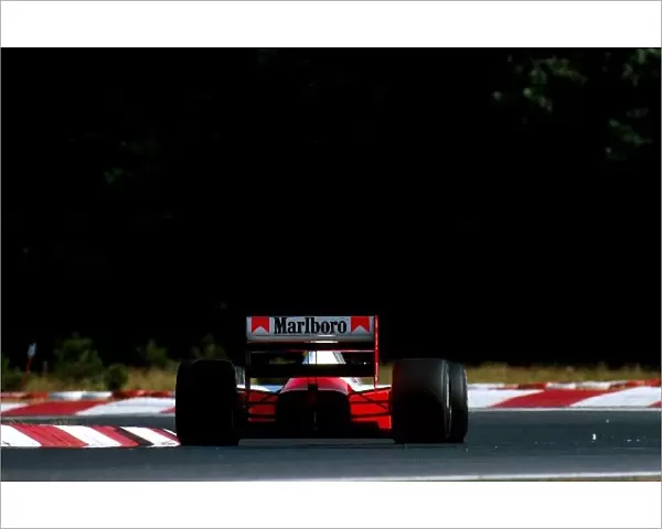 Formula One World Championship: Race winner Ayrton Senna, McLaren MP4-5B