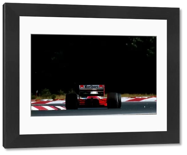 Formula One World Championship: Race winner Ayrton Senna, McLaren MP4-5B