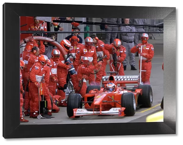 Michael Schumacher pit stop