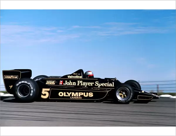 Formula One World Championship: World Champion Mario Andretti Lotus 79 took pole position but retired from the race on lap 26 with a blown engine