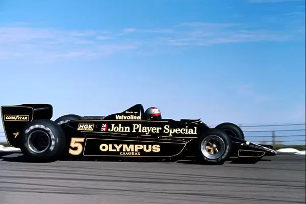 Formula One World Championship: World Champion Mario Andretti Lotus 79 took pole position but retired from the race on lap 26 with a blown engine