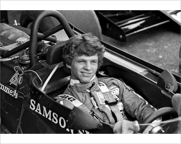 Formula One World Championship: Jan Lammers Shadow DN9 retired from his first GP on lap 43 with a broken CV joint