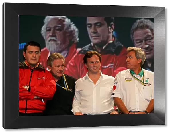 2005 GP2 Series Launch. Team Bosses Paolo Coloni, Paul Jackson