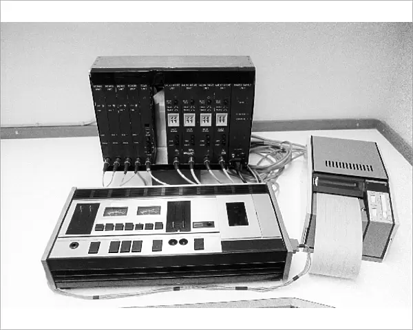 Formula One World Championship: Some of the data logging equipment used by the Tyrrell team