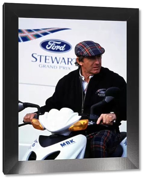 Jackie Stewart, Stewart Ford Belgian Grand Prix, 1998 Photo: LAT