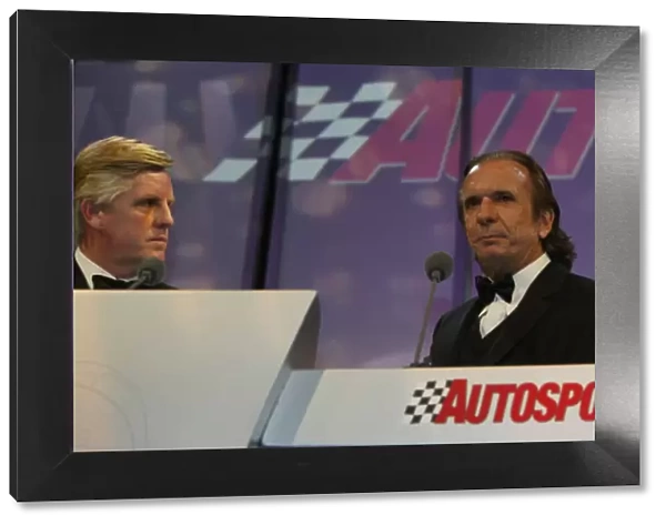 2002 Autosport Awards. Steve Ryder and Emerson Fittipaldi