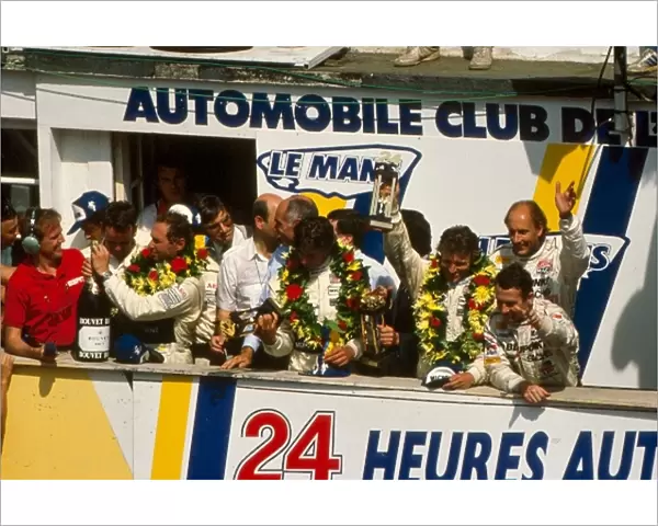 Le Mans 24 Hours: 2nd: Mauro Baldi  /  Kenny Acheson  /  Gianfranco Brancatelli Sauber Mercedes, left