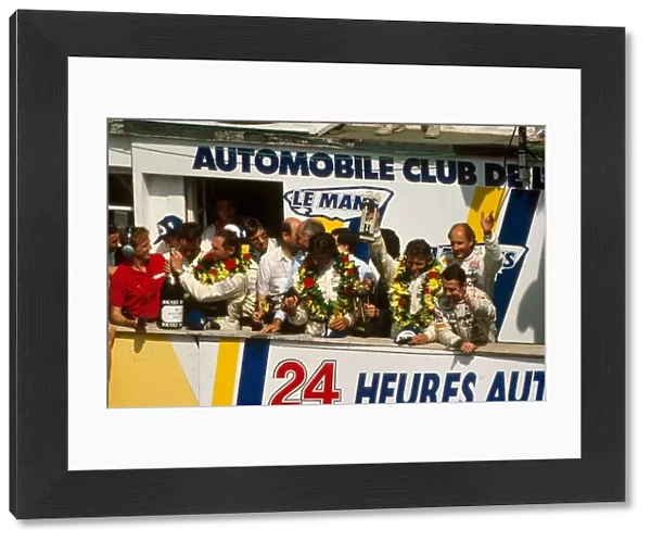 Le Mans 24 Hours: 2nd: Mauro Baldi  /  Kenny Acheson  /  Gianfranco Brancatelli Sauber Mercedes, left