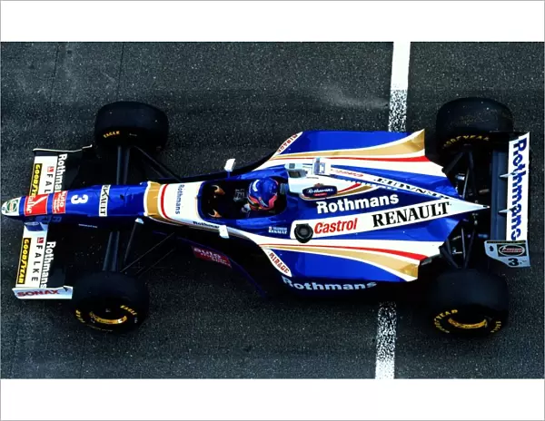 JACQUES VILLENEUVE 1997 WORLD DRIVERS CHAMPION. PHOTO: LAT