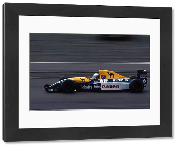 Formula One World Championship: Riccardo Patrese Williams Renault FW14B finished in 2nd place