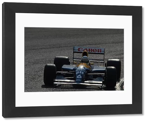 Formula One World Championship: Riccardo Patrese Williams FW14  /  B was let through by team mate Mansell to take victory