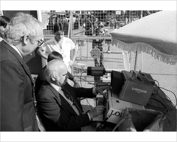 Formula One World Championship: A Longines timing system is used by officials in the pits