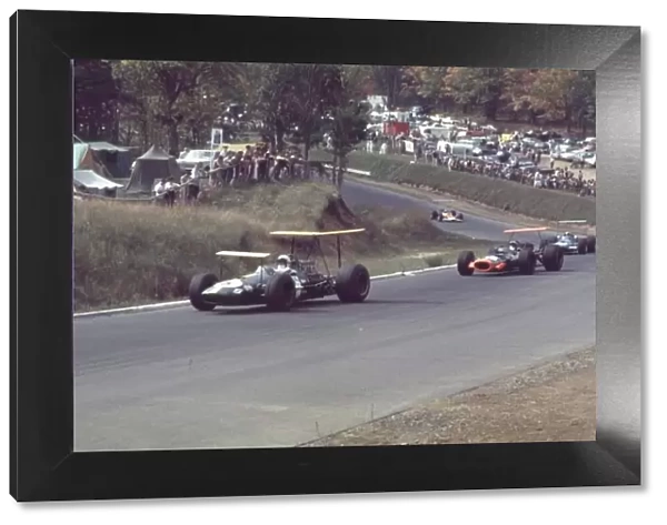 Jack Brabham leads Rodriguez, Stewart and Oliver Canadian Grand Prix