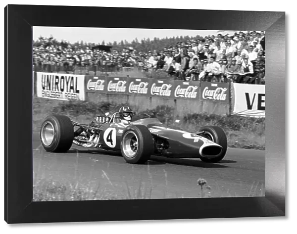 1967 GERMAN GP - NURBURGRING Graham Hill. Photo: LAT