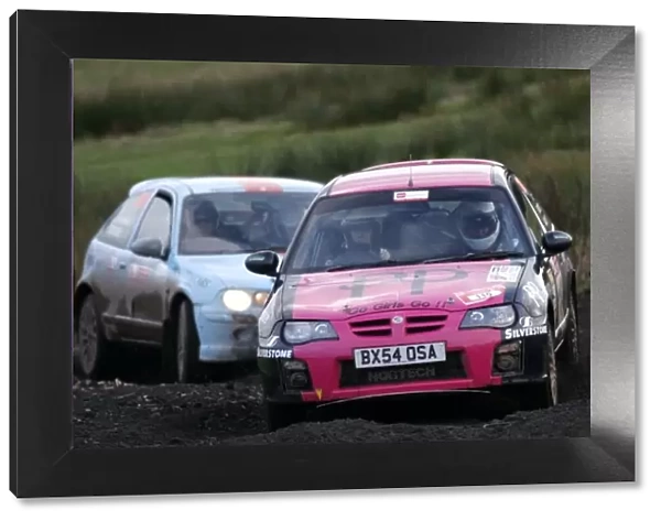 Holly Bailey and Aggie Foster, Pirelli British Rally Championship 2005