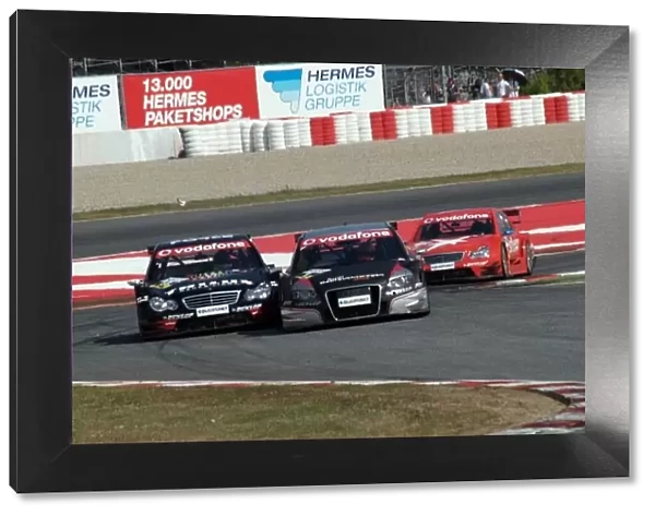 DTM. The Duel between Mathias Lauda (AUT) Trilux AMG Mercedes C-Klasse 