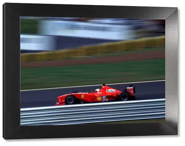 Ferrari-Rubens Barrichello Side action