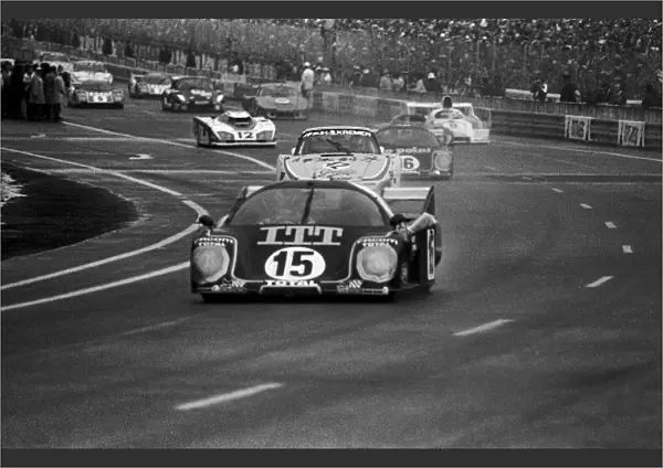Le Mans 24 Hours: Henri Pescarolo with Jean Ragnotti Rondeau M379B retired retired with a blown head gasket